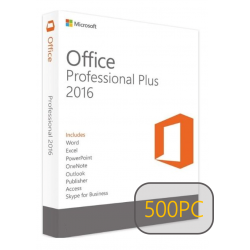 Office Pro Plus 2016 500PC...